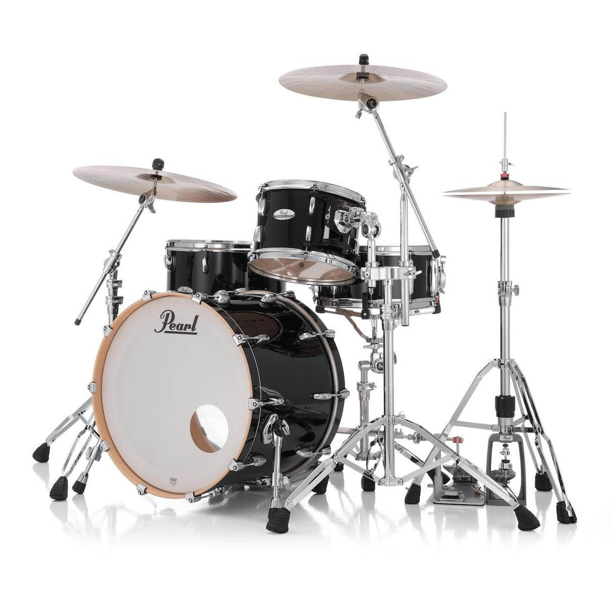 Pearl Professional Maple 3pc Drum Set 22/12/16 Piano Black