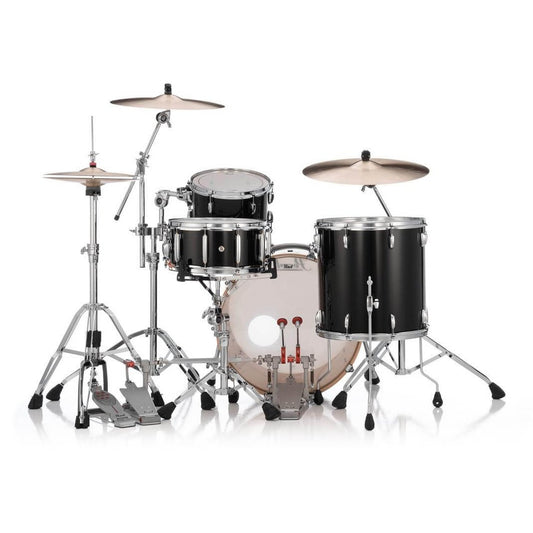 Pearl Professional Maple 3pc Drum Set 22/12/16 Piano Black