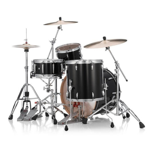 Pearl Professional Maple 3pc Drum Set 22/12/16 Piano Black