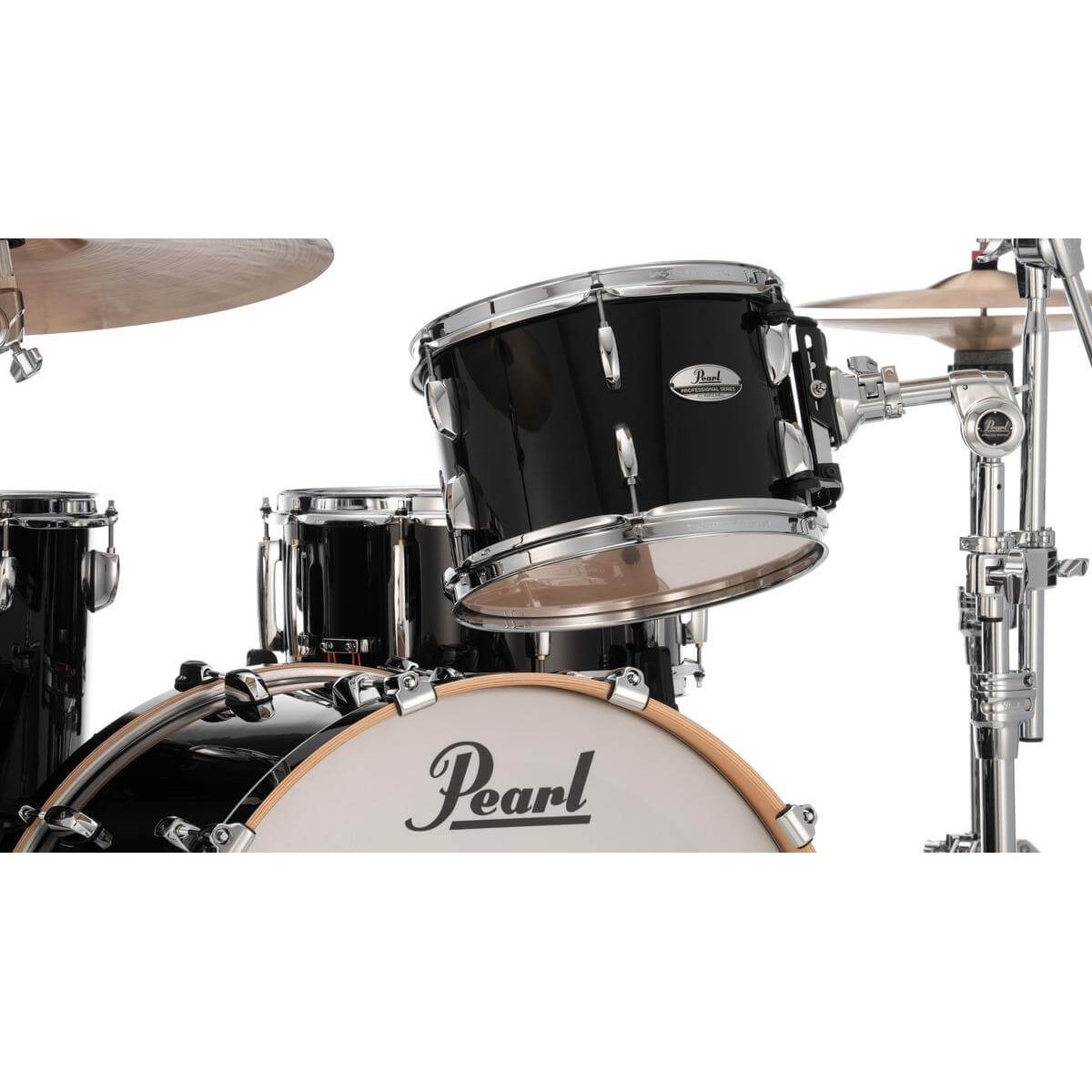 Pearl Professional Maple 3pc Drum Set 22/12/16 Piano Black