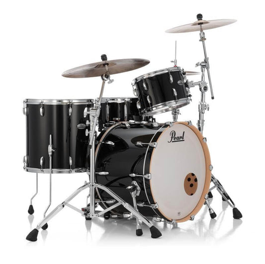 Pearl Professional Maple 3pc Drum Set 22/12/16 Piano Black