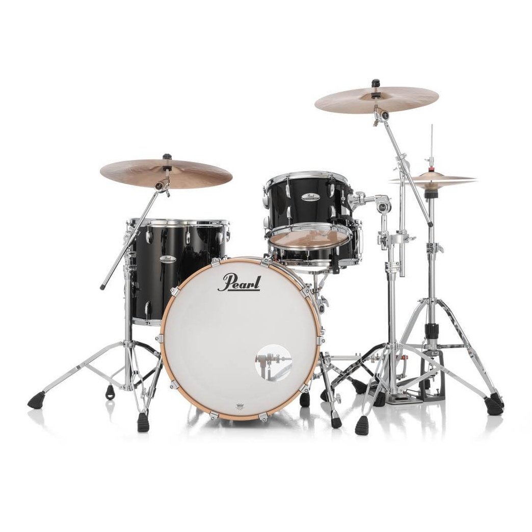 Pearl Professional Maple 3pc Drum Set 22/12/16 Piano Black