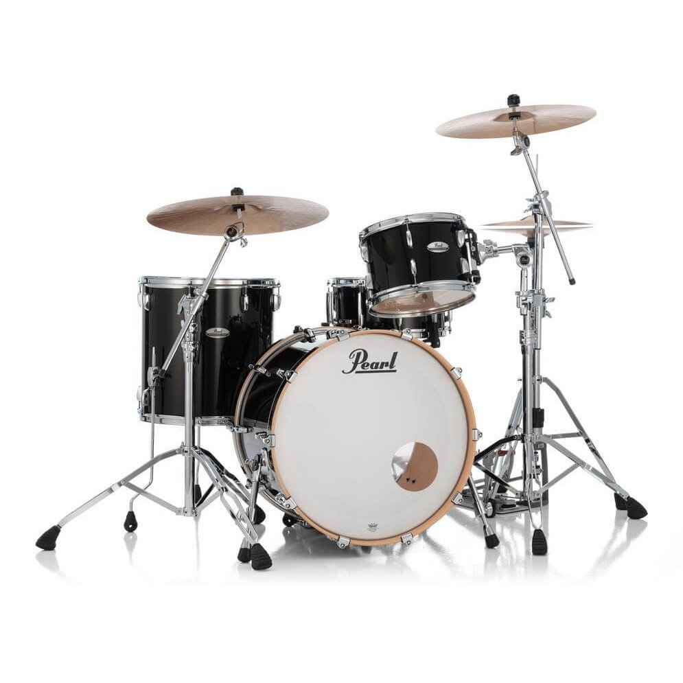 Pearl Professional Maple 3pc Drum Set 22/12/16 Piano Black