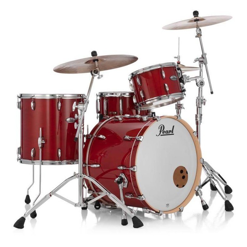 Pearl Professional Maple 3pc Drum Set 22/12/16 Sequoia Red