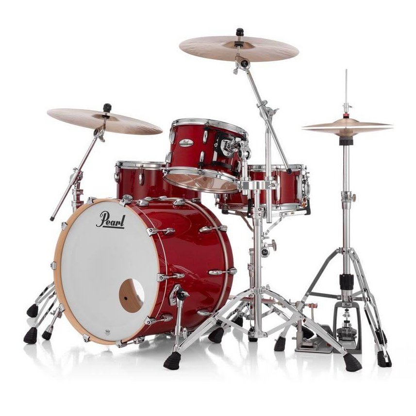 Pearl Professional Maple 3pc Drum Set 22/12/16 Sequoia Red