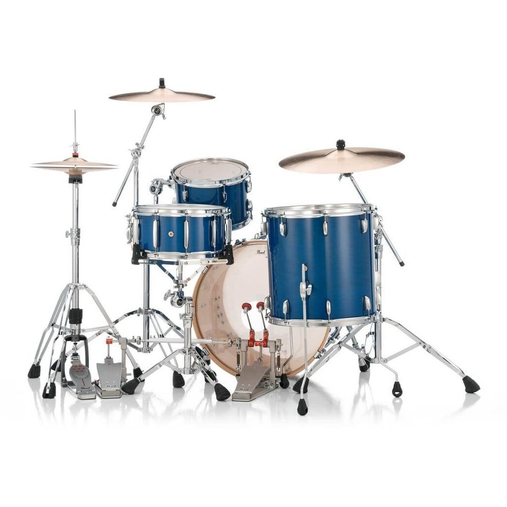 Pearl Professional Maple 3pc Drum Set 22/12/16 Sheer Blue