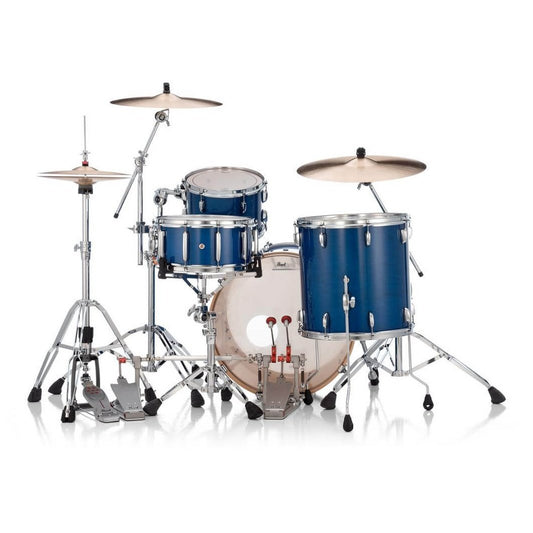 Pearl Professional Maple 3pc Drum Set 22/12/16 Sheer Blue