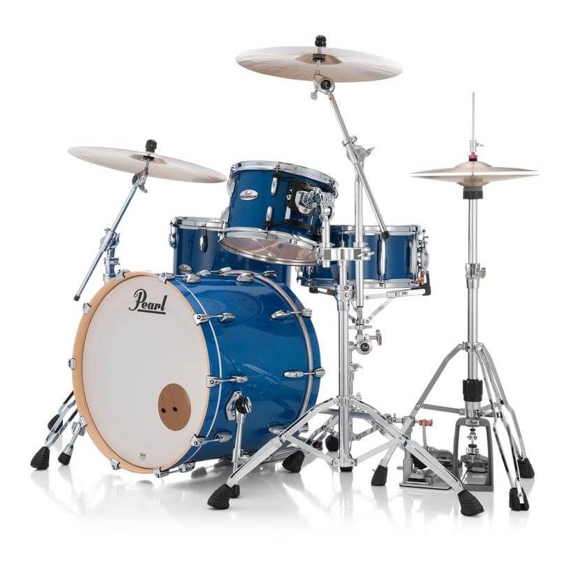 Pearl Professional Maple 3pc Drum Set 22/12/16 Sheer Blue