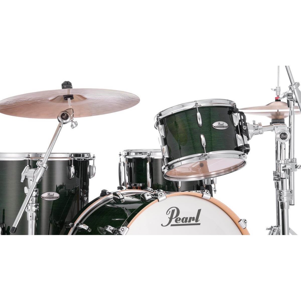 Pearl Professional Maple 3pc Drum Set 22/12/16 Emerald Mist