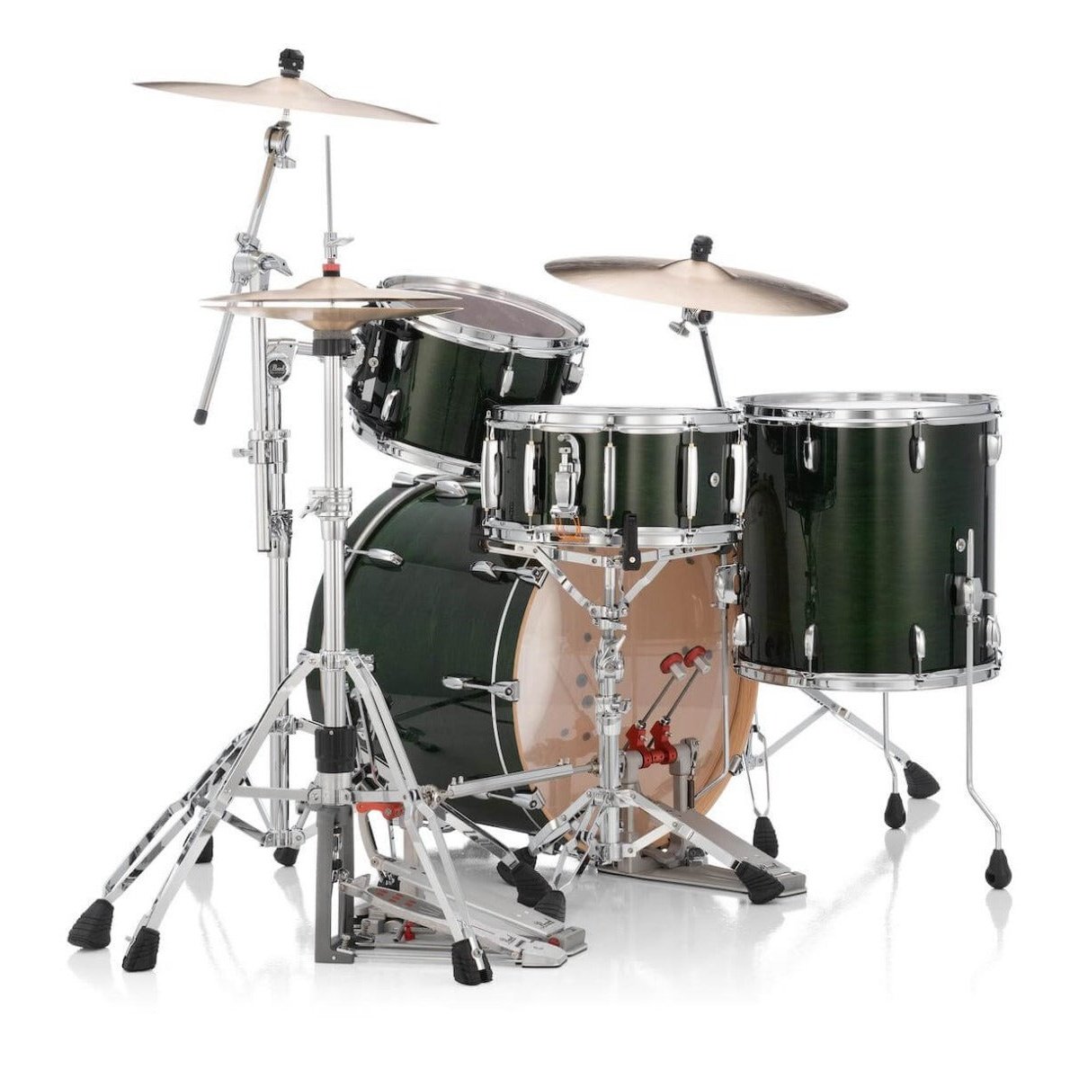 Pearl Professional Maple 3pc Drum Set 22/12/16 Emerald Mist