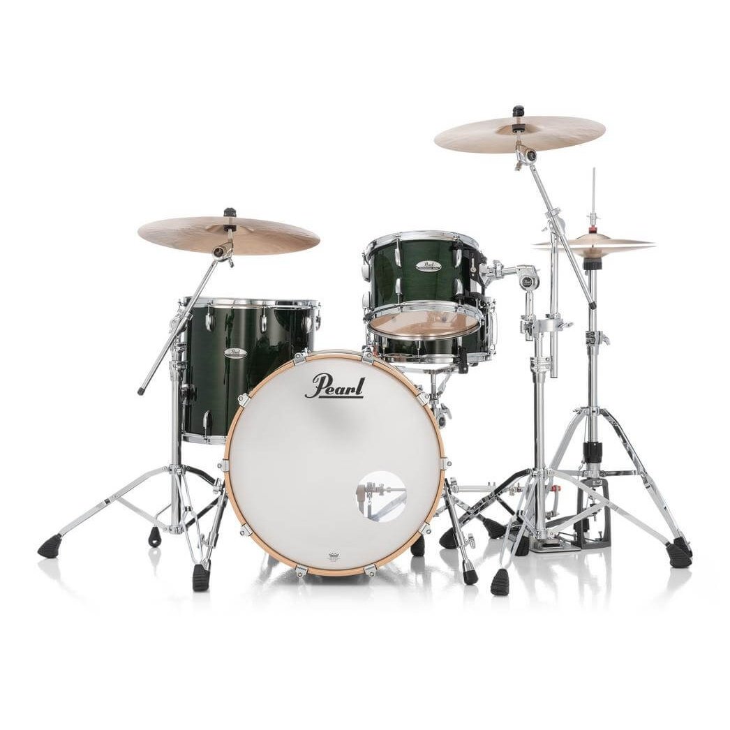 Pearl Professional Maple 3pc Drum Set 22/12/16 Emerald Mist