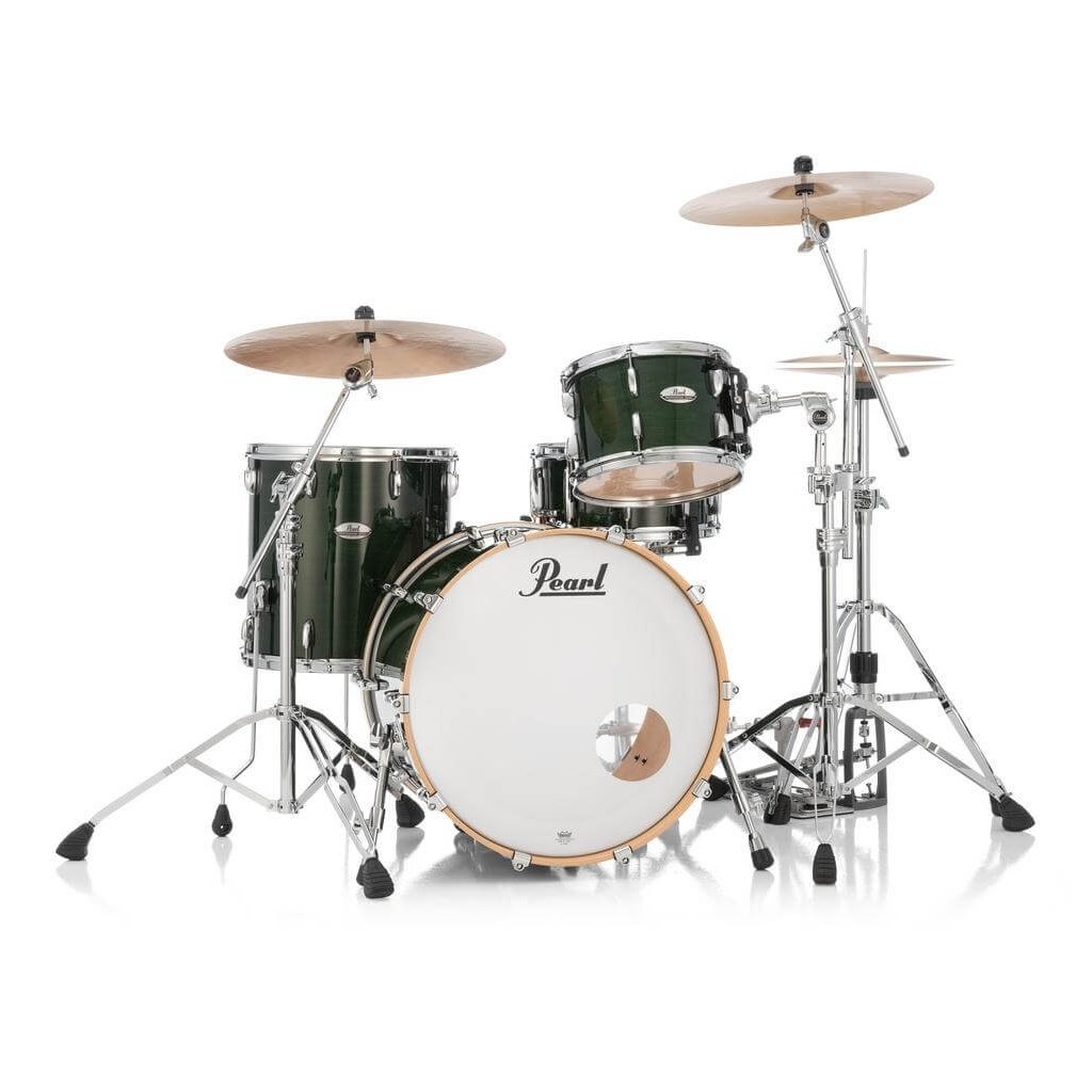 Pearl Professional Maple 3pc Drum Set 22/12/16 Emerald Mist