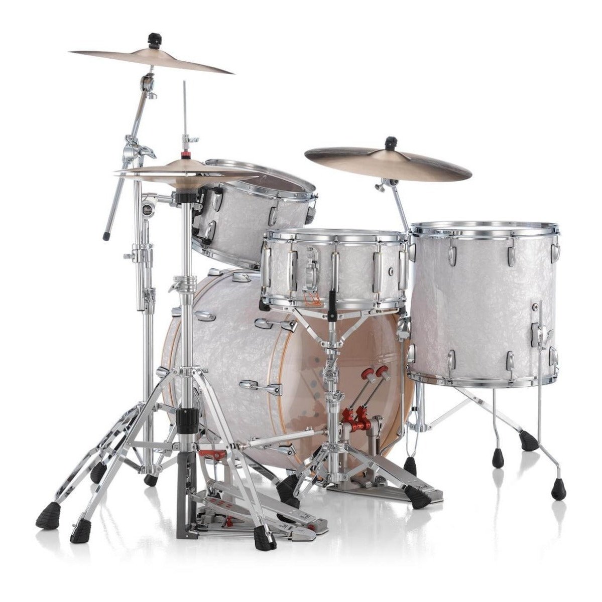 Pearl Professional Maple 3pc Drum Set 22/12/16 White Marine Pearl