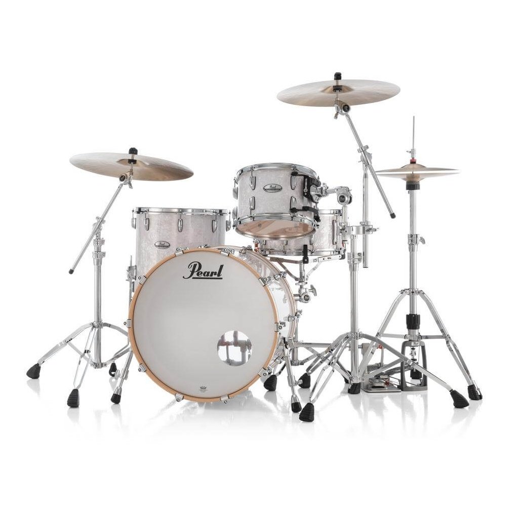 Pearl Professional Maple 3pc Drum Set 22/12/16 White Marine Pearl