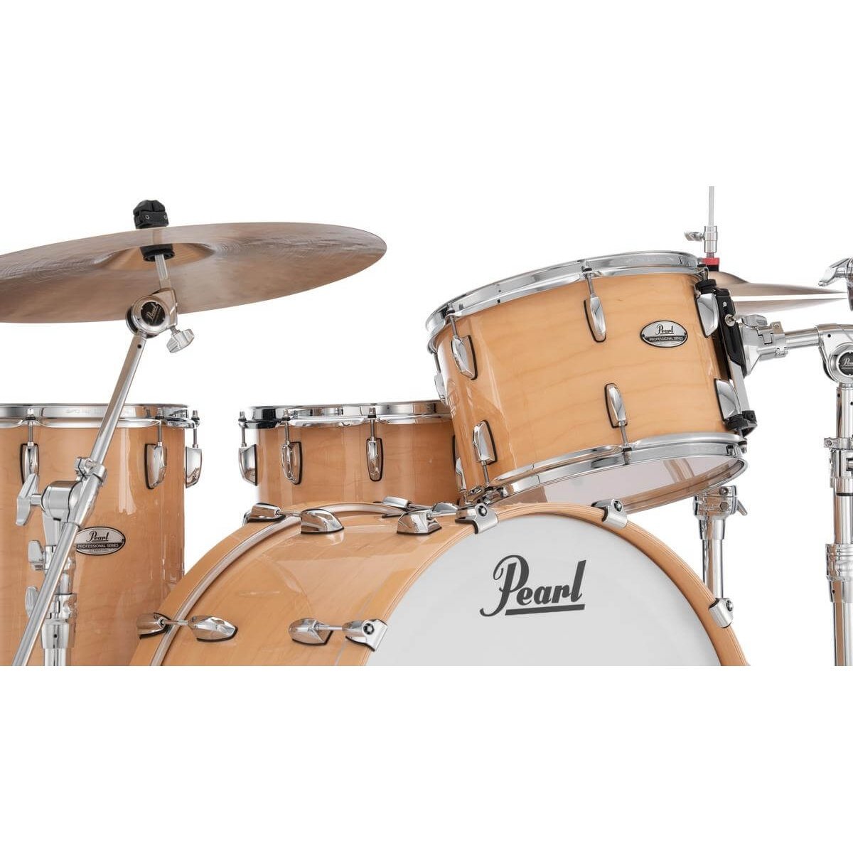 Pearl Professional Maple 3pc Drum Set 24/13/16 Natural Maple