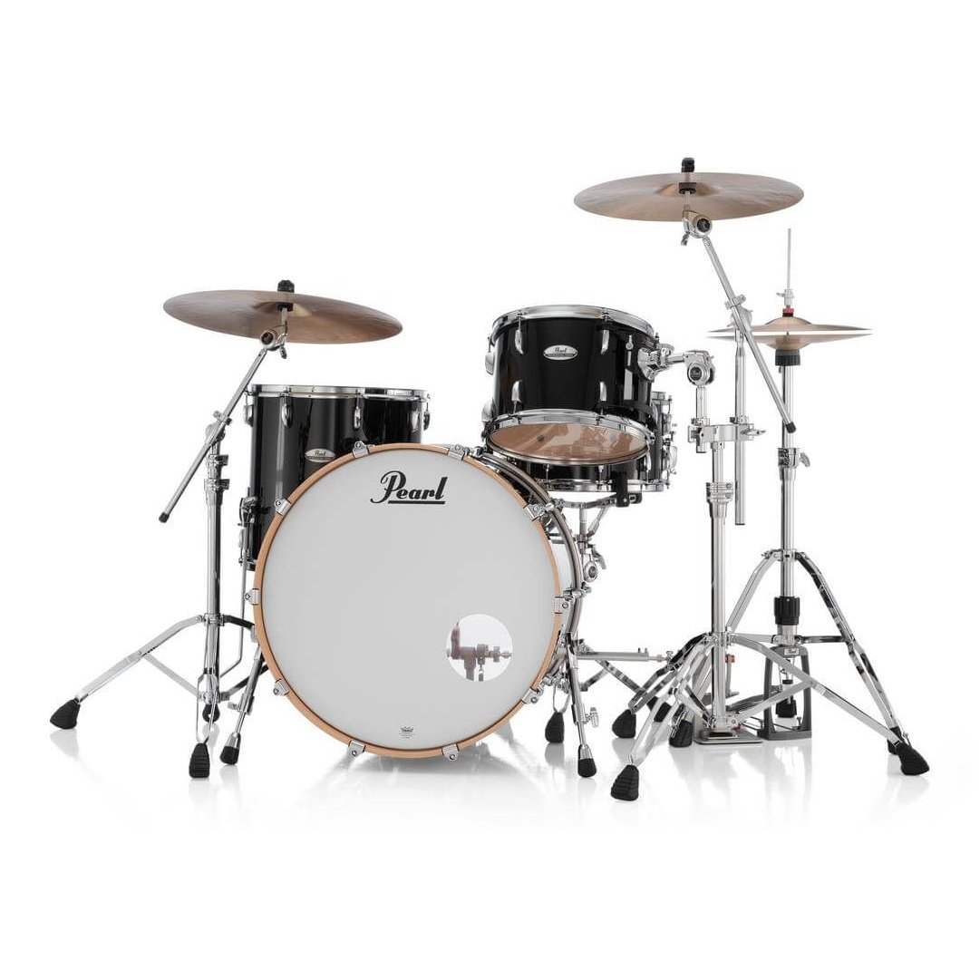 Pearl Professional Maple 3pc Drum Set 24/13/16 Piano Black