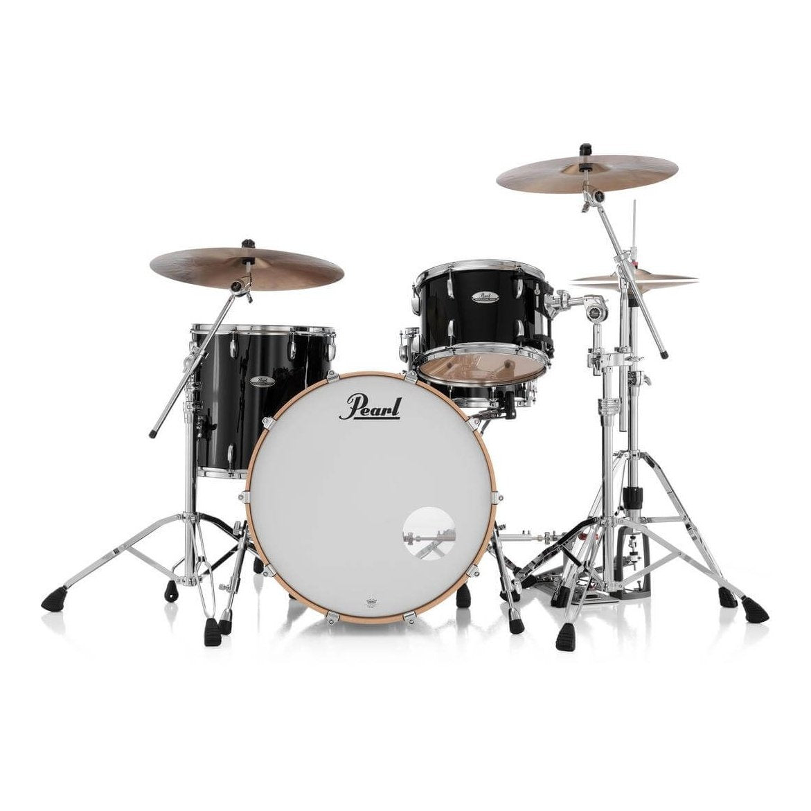 Pearl Professional Maple 3pc Drum Set 24/13/16 Piano Black