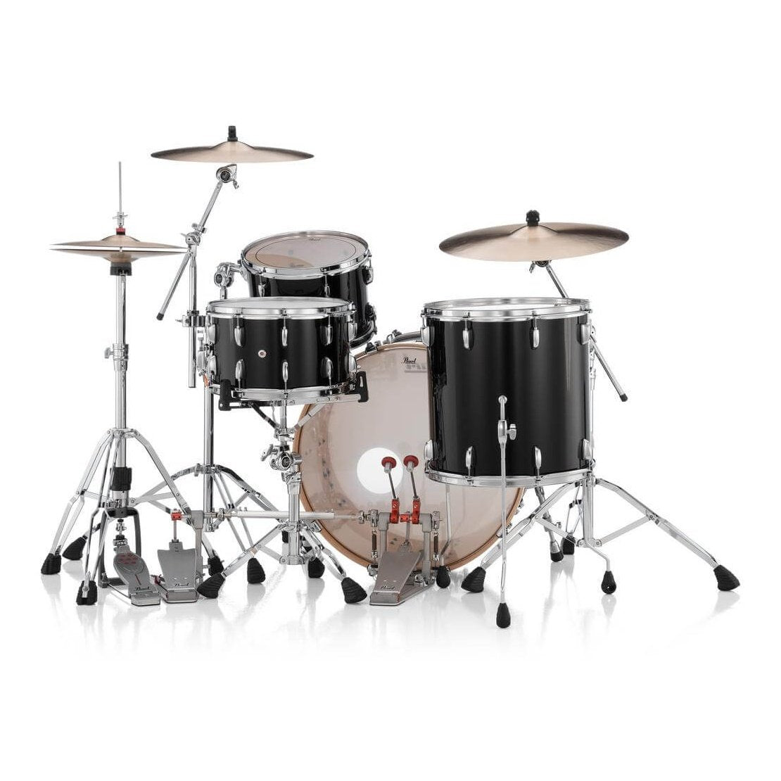Pearl Professional Maple 3pc Drum Set 24/13/16 Piano Black