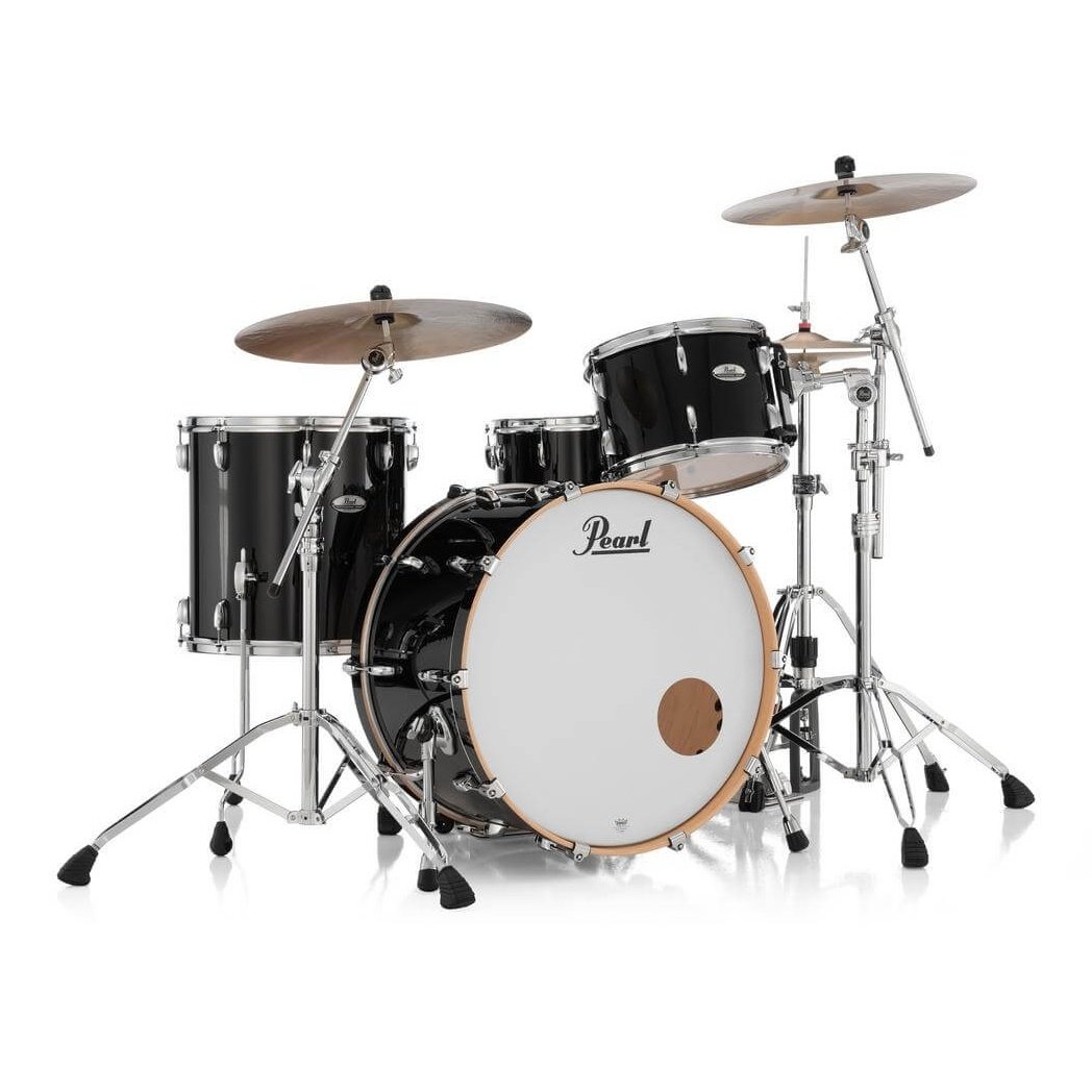 Pearl Professional Maple 3pc Drum Set 24/13/16 Piano Black