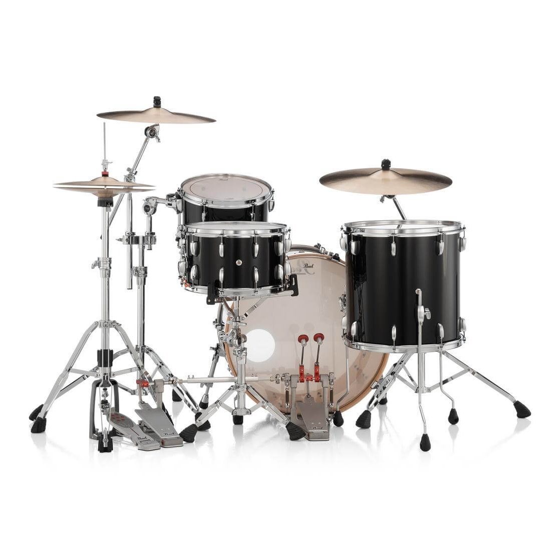 Pearl Professional Maple 3pc Drum Set 24/13/16 Piano Black