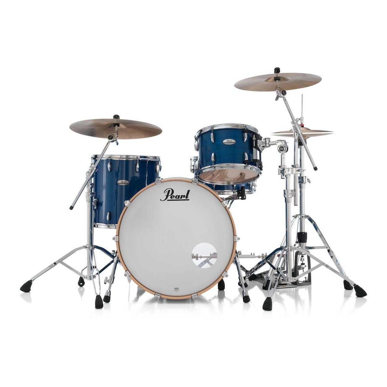 Pearl Professional Maple 3pc Drum Set 24/13/16 Sheer Blue