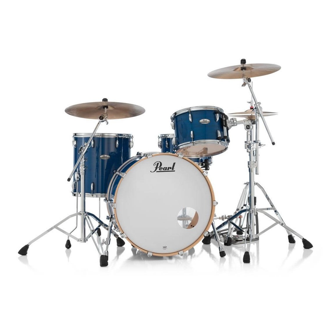 Pearl Professional Maple 3pc Drum Set 24/13/16 Sheer Blue