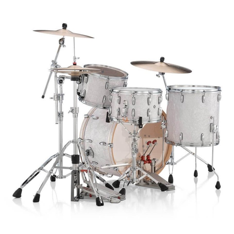 Pearl Professional Maple 3pc Drum Set 24/13/16 White Marine Pearl