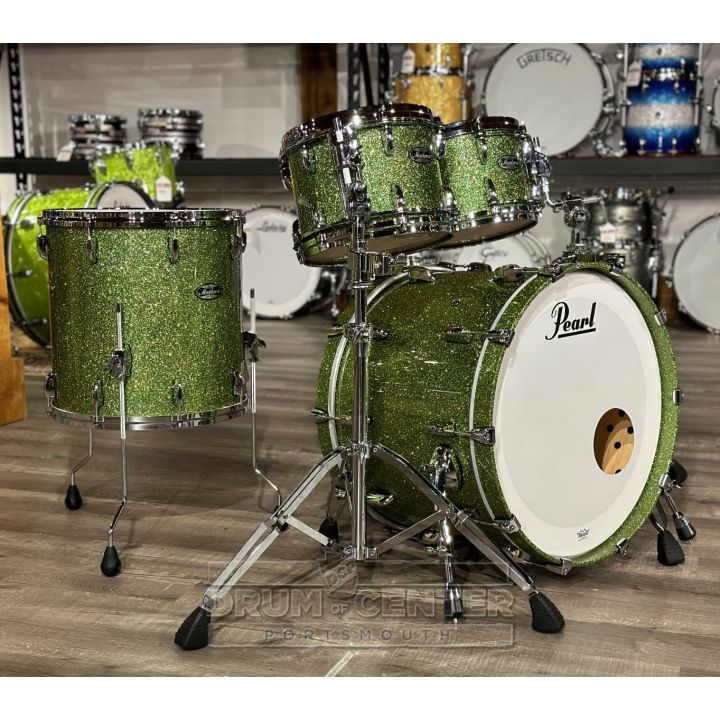 Pearl Masters Maple MM6 4pc Drum Set 22/10/12/16 w/L-Bracket R2 Mounts Shimmer of Oz