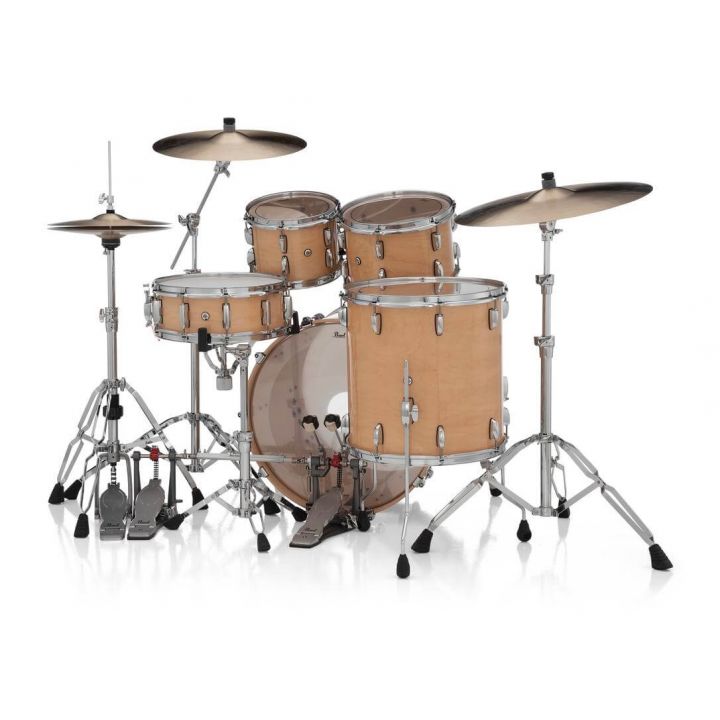 Pearl Professional Maple 4pc Drum Set 22/10/12/16 Natural Maple