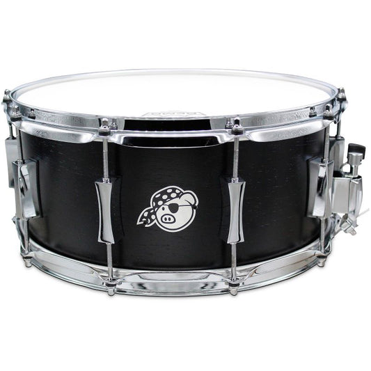 Pork Pie Percussion Oak Snare Drum 14x6.5 Black Belt - Drum Center Of Portsmouth