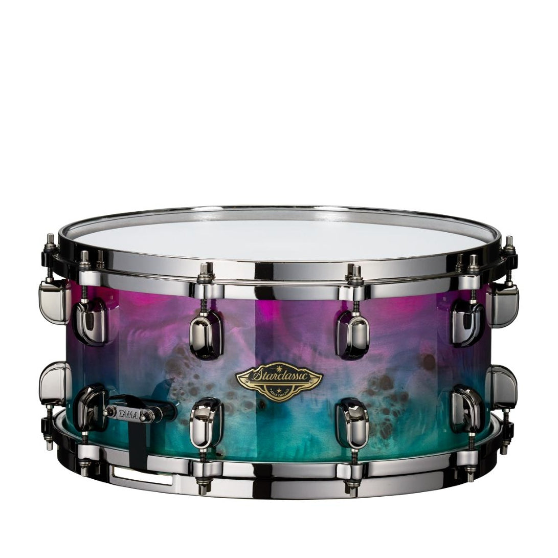 Tama Starclassic Walnut/Birch Snare Drum 14x6.5 Nebula Mappa Burl Fade w/Bk Hw