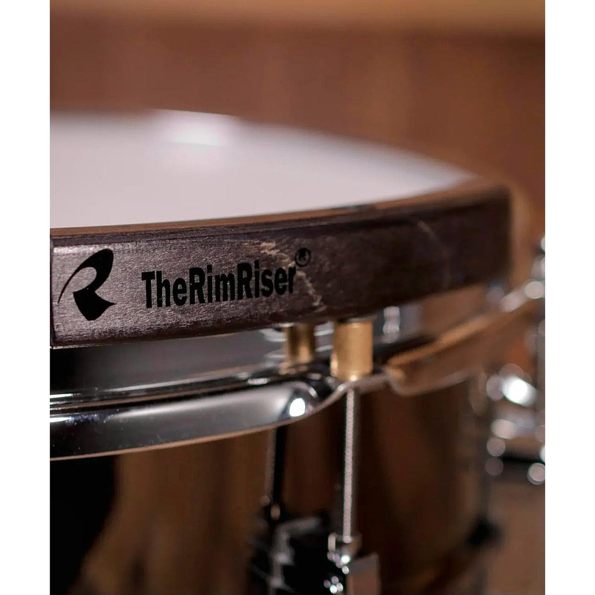 RimRiser Snare Drum Cross Stick Enhancer 30-Ply Maple - Stealth Black