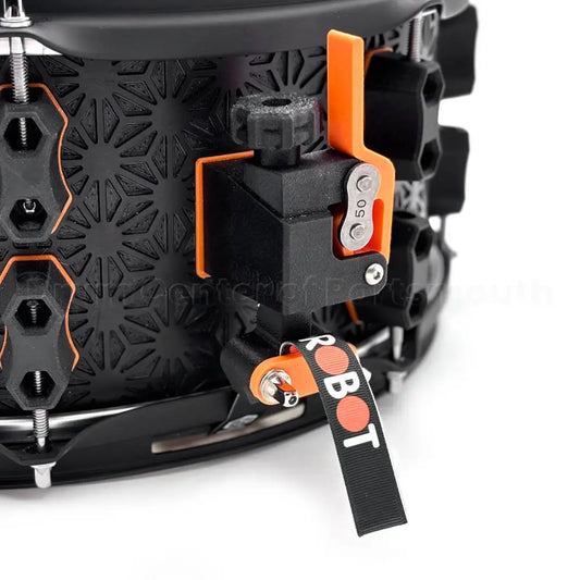 Robot Drum Company Asanoha Snare Drum 14x6.5 Black Maple - Drum Center Of Portsmouth