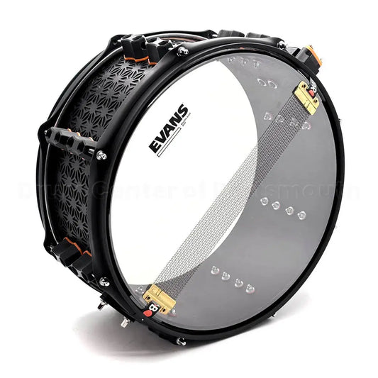 Robot Drum Company Asanoha Snare Drum 14x6.5 Black Maple - Drum Center Of Portsmouth