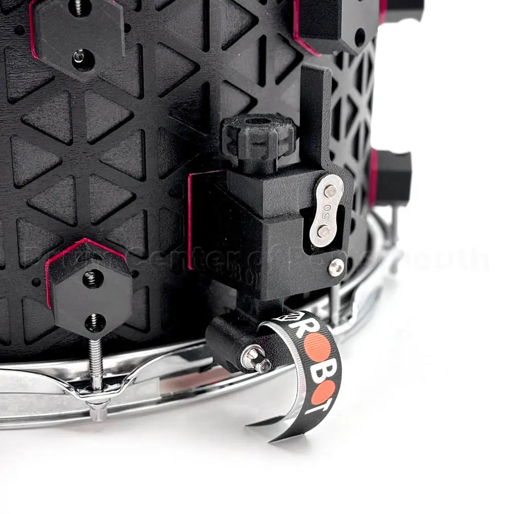 Robot Drum Company Kumiko Snare Drum 14x8 Black Satin - Drum Center Of Portsmouth