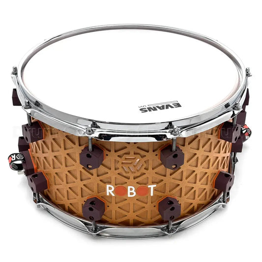 Robot Drum Company Kumiko Snare Drum 14x8 Natural Satin - Drum Center Of Portsmouth