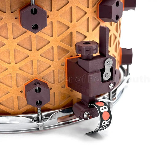 Robot Drum Company Kumiko Snare Drum 14x8 Natural Satin - Drum Center Of Portsmouth