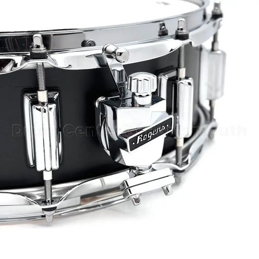EMBARGOED - ACTIVATE OCT 27 - Rogers Dayton Snare Drum 14x5 Satin Black Lacquer - Drum Center Of Portsmouth