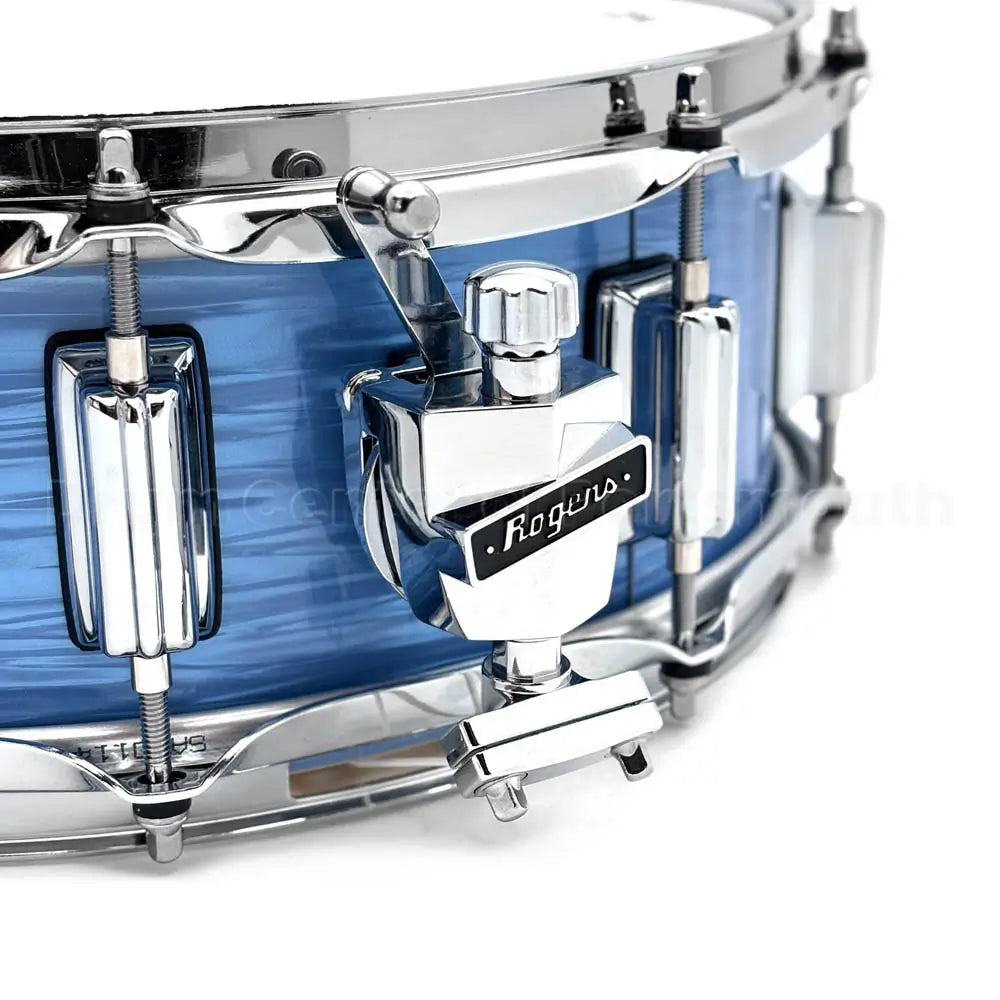 EMBARGOED - ACTIVATE OCT 27 - Rogers Dayton Snare Drum 14x5 Sky Blue Ripple - Drum Center Of Portsmouth