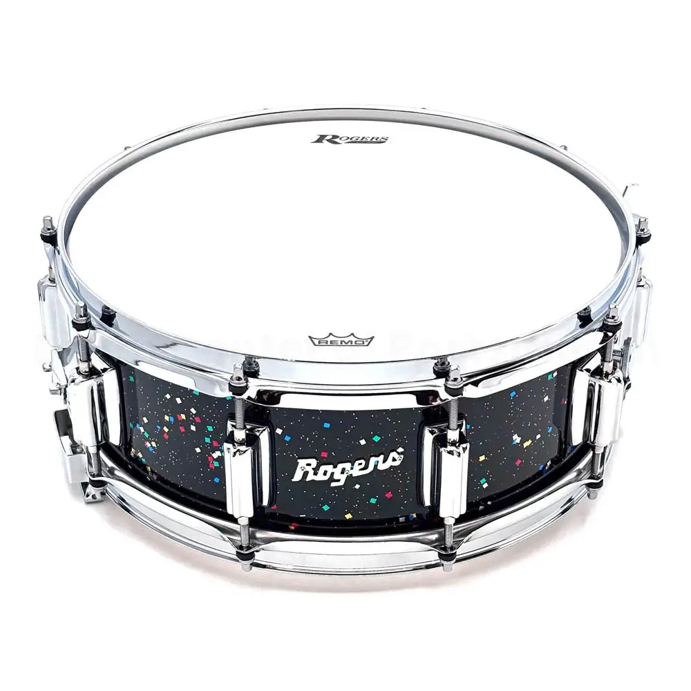 Rogers Dyna-Sonic Snare Drum 14x5 Mardi Gras - Drum Center Of Portsmouth