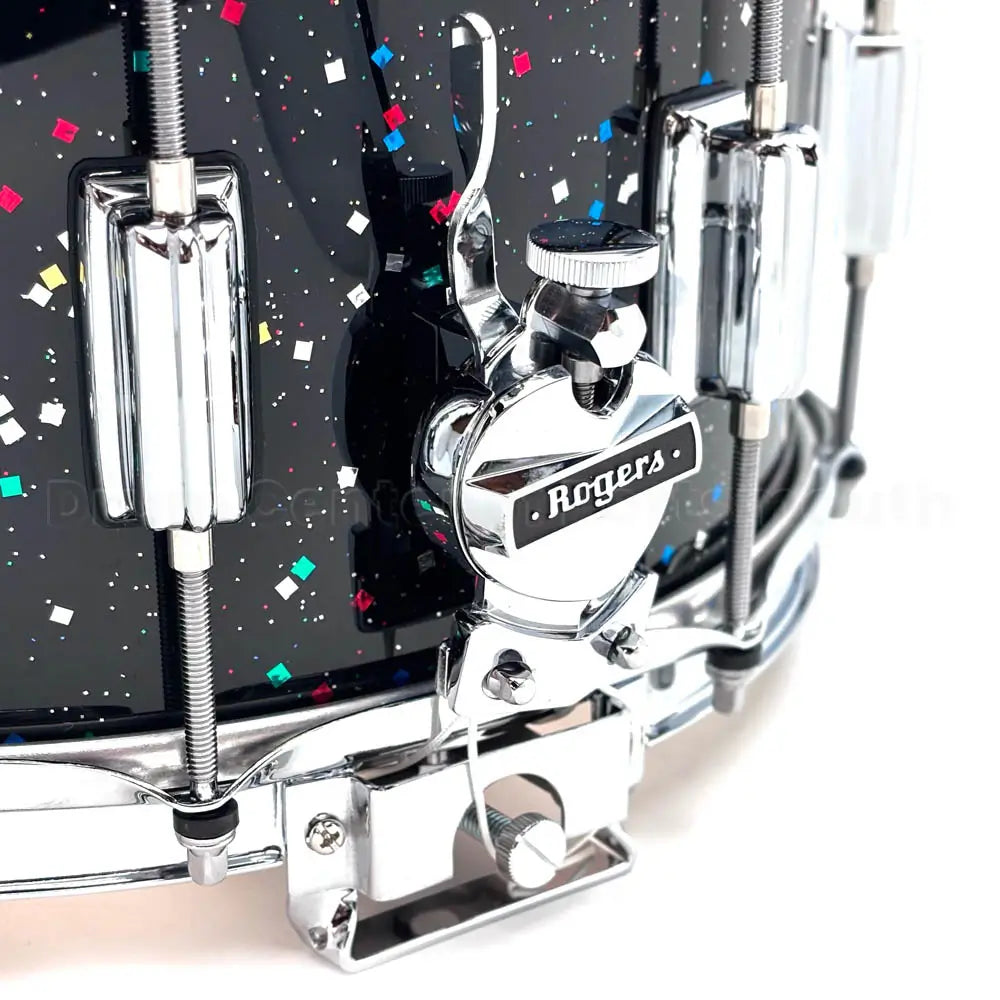 Rogers Dyna-Sonic Snare Drum 14x6.5 Mardi Gras - Drum Center Of Portsmouth