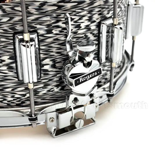 Rogers Dyna-Sonic Snare Drum 14x6.5 White Onyx - Drum Center Of Portsmouth