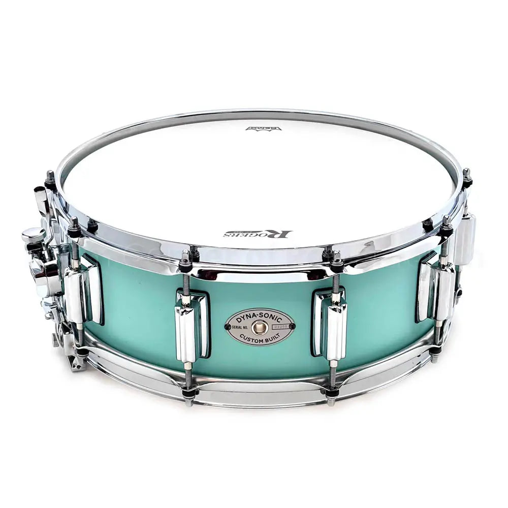 Rogers Dyna-Sonic Snare Drum 14x5 Satin Seafoam - Drum Center Of Portsmouth