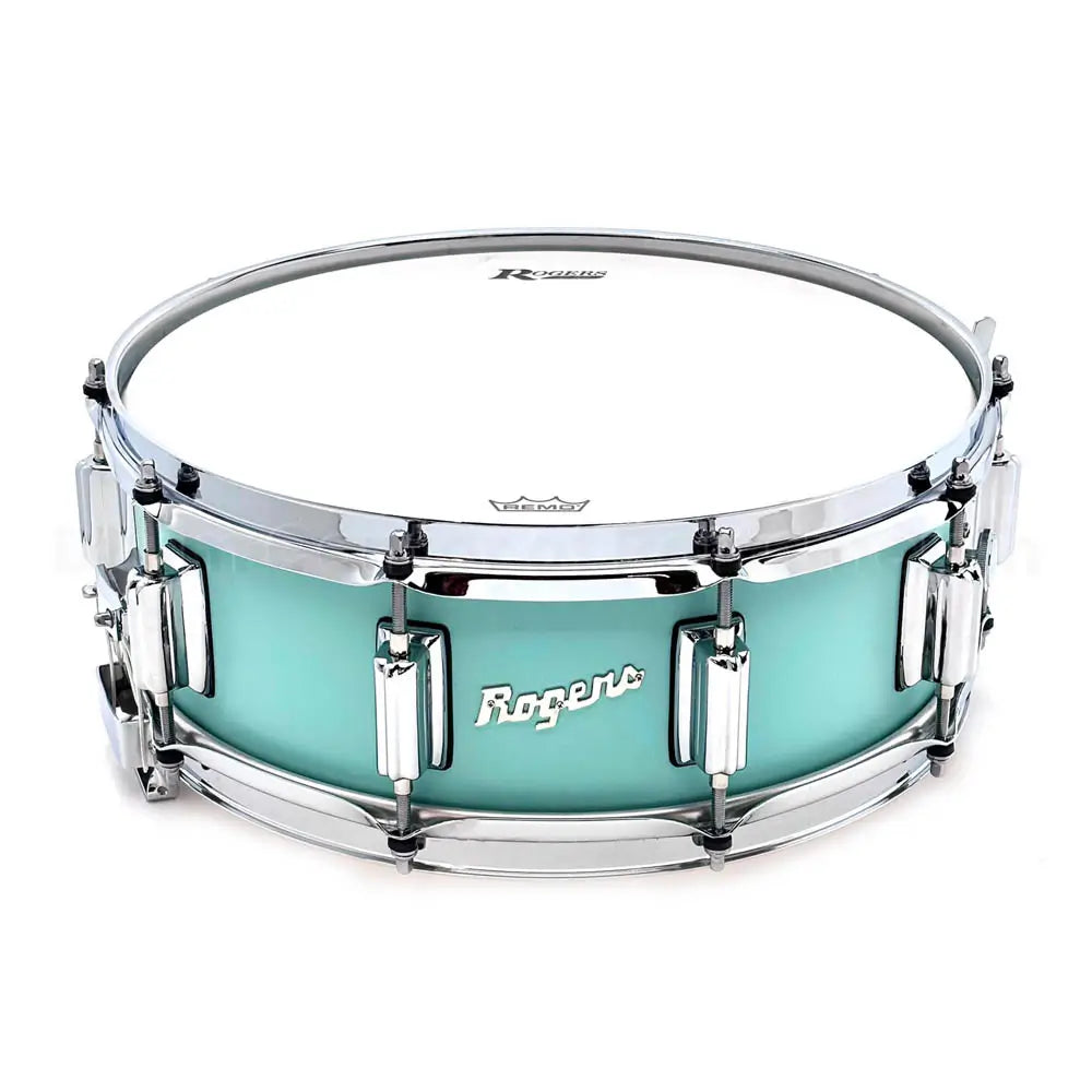 Rogers Dyna-Sonic Snare Drum 14x5 Satin Seafoam - Drum Center Of Portsmouth