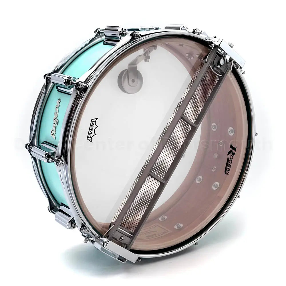 Rogers Dyna-Sonic Snare Drum 14x5 Satin Seafoam - Drum Center Of Portsmouth