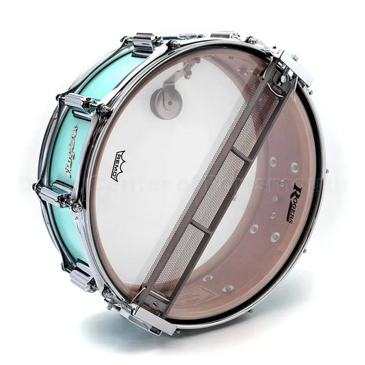 Rogers Dyna-Sonic Snare Drum 14x5 Satin Seafoam - Drum Center Of Portsmouth