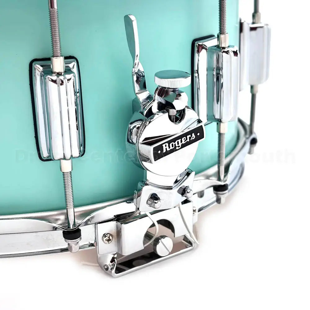 Rogers Dyna-Sonic Snare Drum 14x6.5 Satin Seafoam - Drum Center Of Portsmouth