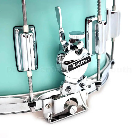 Rogers Dyna-Sonic Snare Drum 14x6.5 Satin Seafoam - Drum Center Of Portsmouth