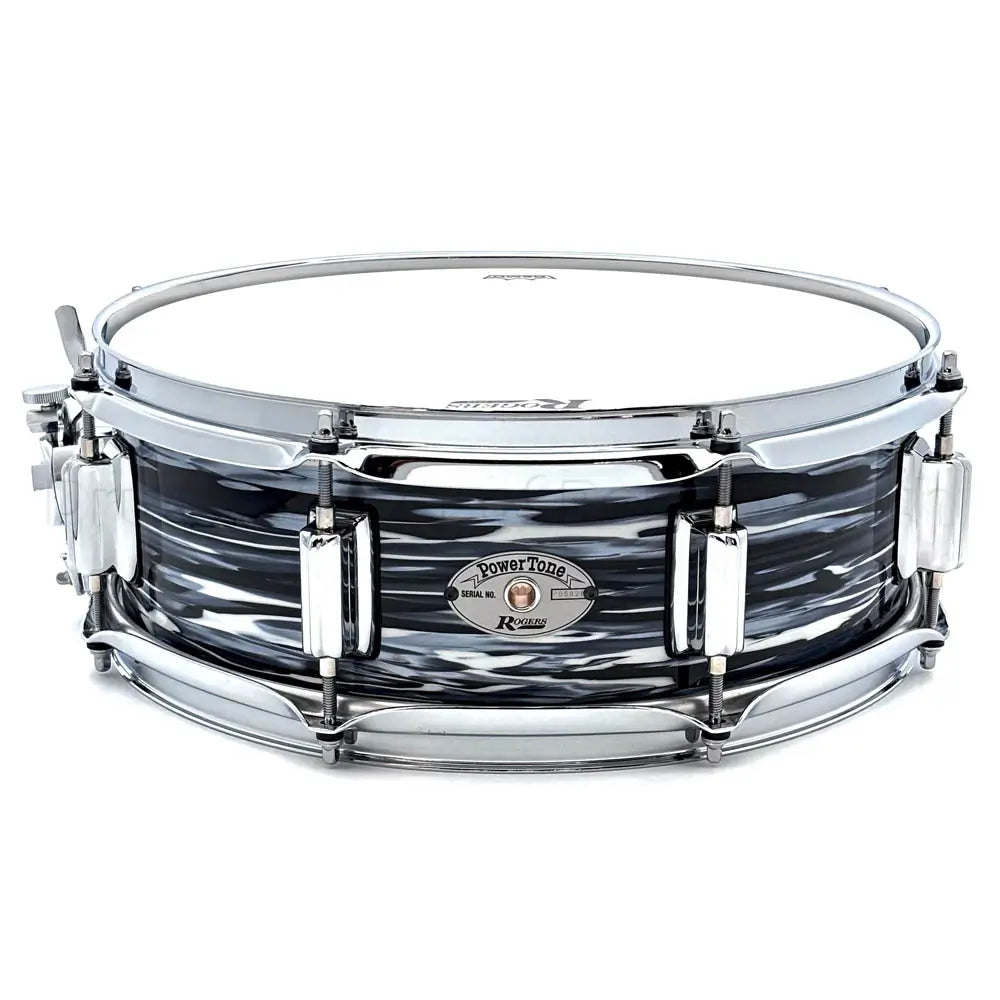 Rogers Powertone Snare Drum 14x5 70s Black Oyster - Drum Center Of Portsmouth