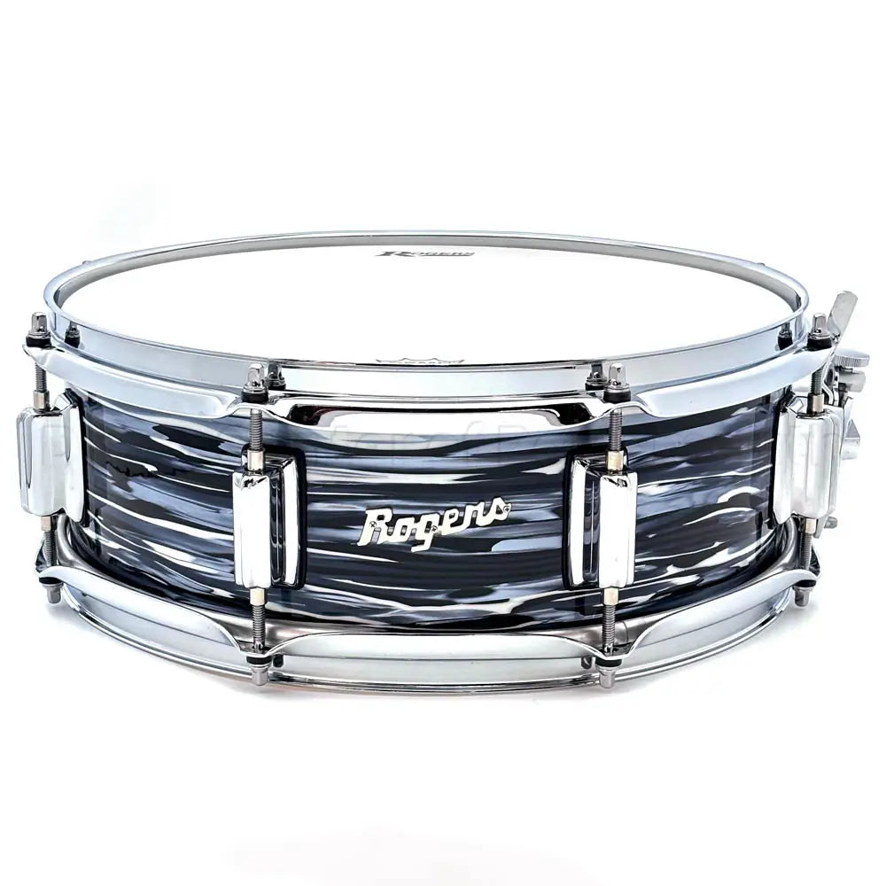 Rogers Powertone Snare Drum 14x5 70s Black Oyster - Drum Center Of Portsmouth